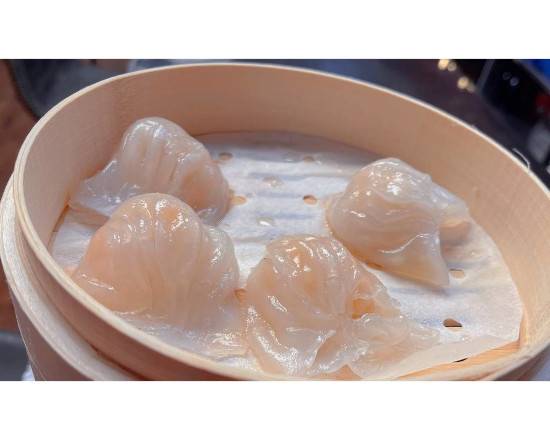 D1. Steamed Shrimp Dumplings (4pcs) (蒸虾饺)